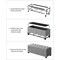 Extra Wide Storage Ottoman Bench with Seat Cushion, Multi Purpose Storage Chest for Blankets Clothes and Home Organization Use
